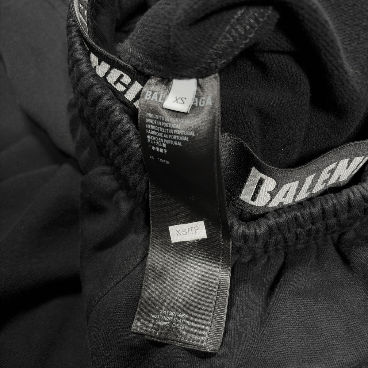 Balenciaga 2021 Sporty B Layered Sweatpants