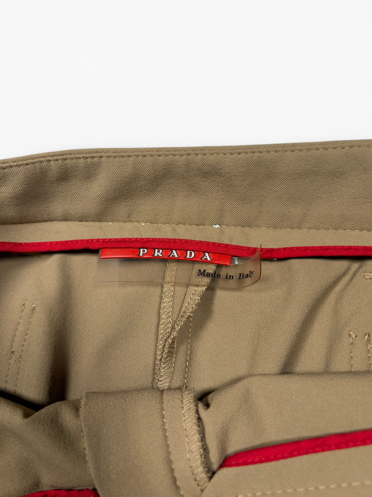 Prada Sport Beige Technical Trousers