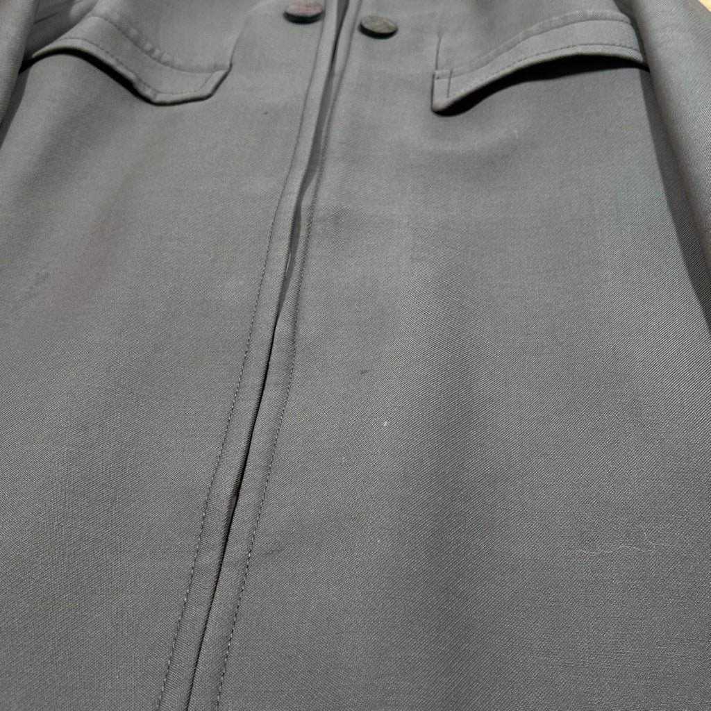 Acne Jeans Funnel-Neck Wool Coat