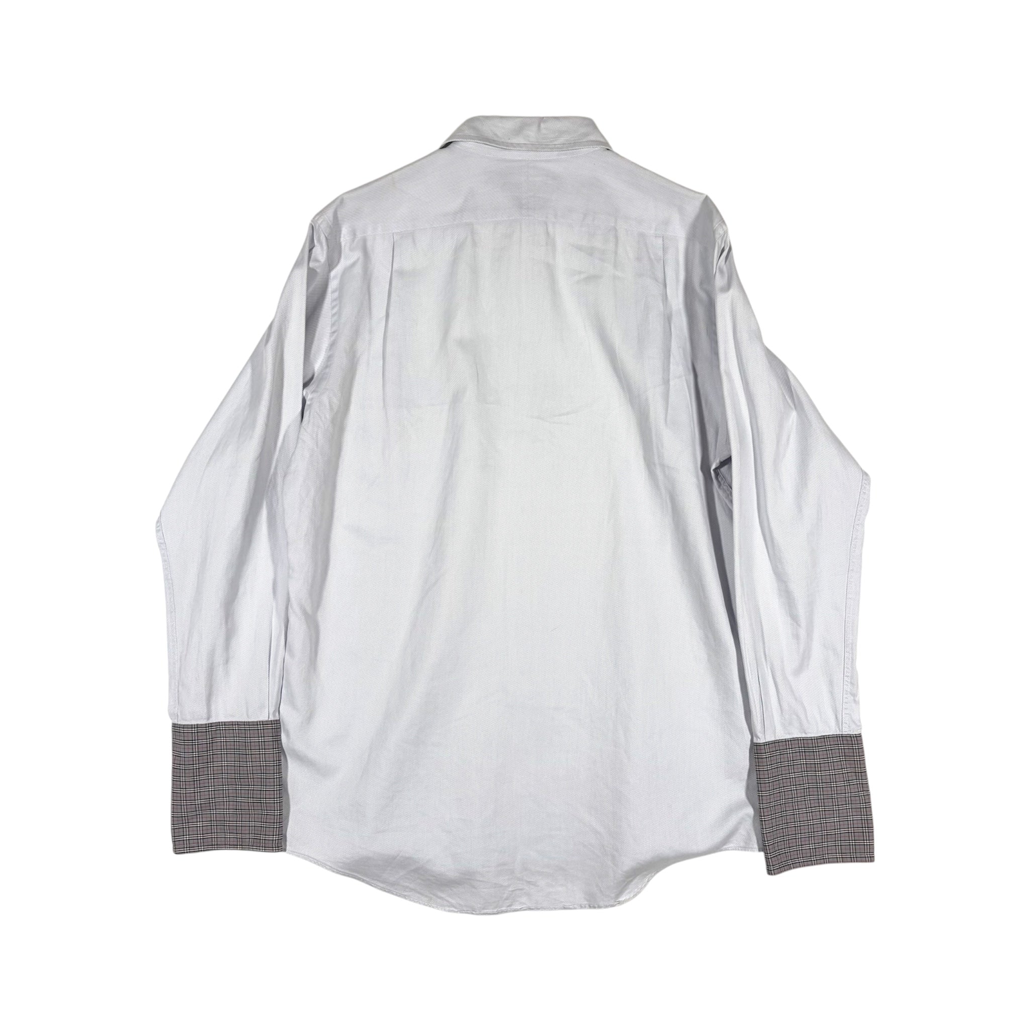 Burberry Black Label Check Cuff Shirt