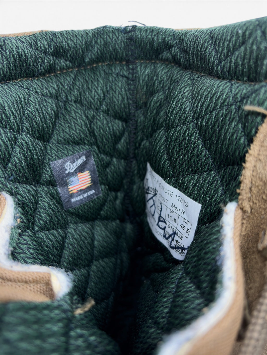 Danner 00s Desert TFX 8in Coyote Military Boots