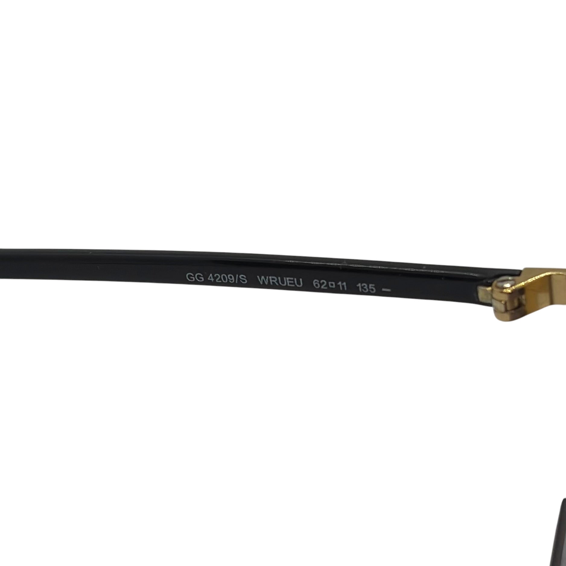 Gucci Script Logo Metal Aviator Sunglasses