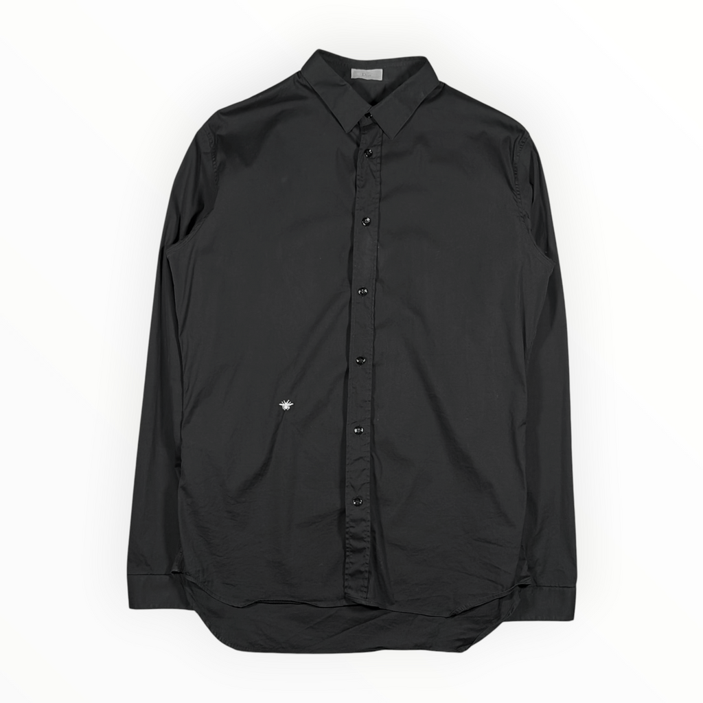 Dior 2017 Embroidered Bee Button-Up Shirt