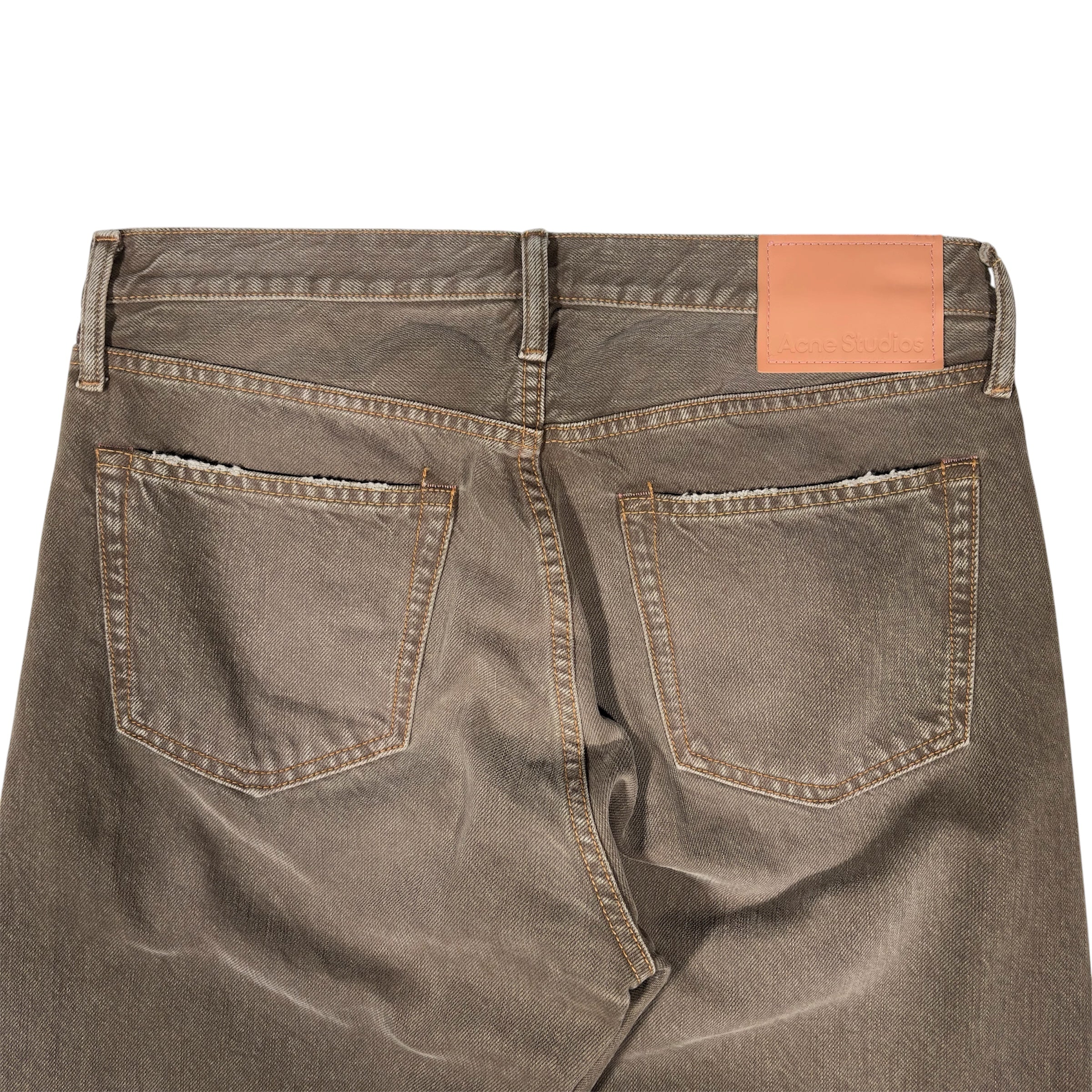 Acne Studios Mud Wash Straight Fit Jeans (Sample)