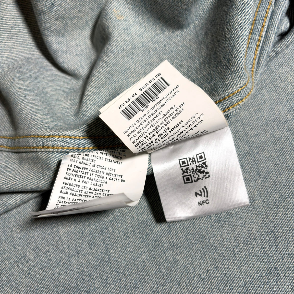 Prada 2021 Oversized Denim Overshirt