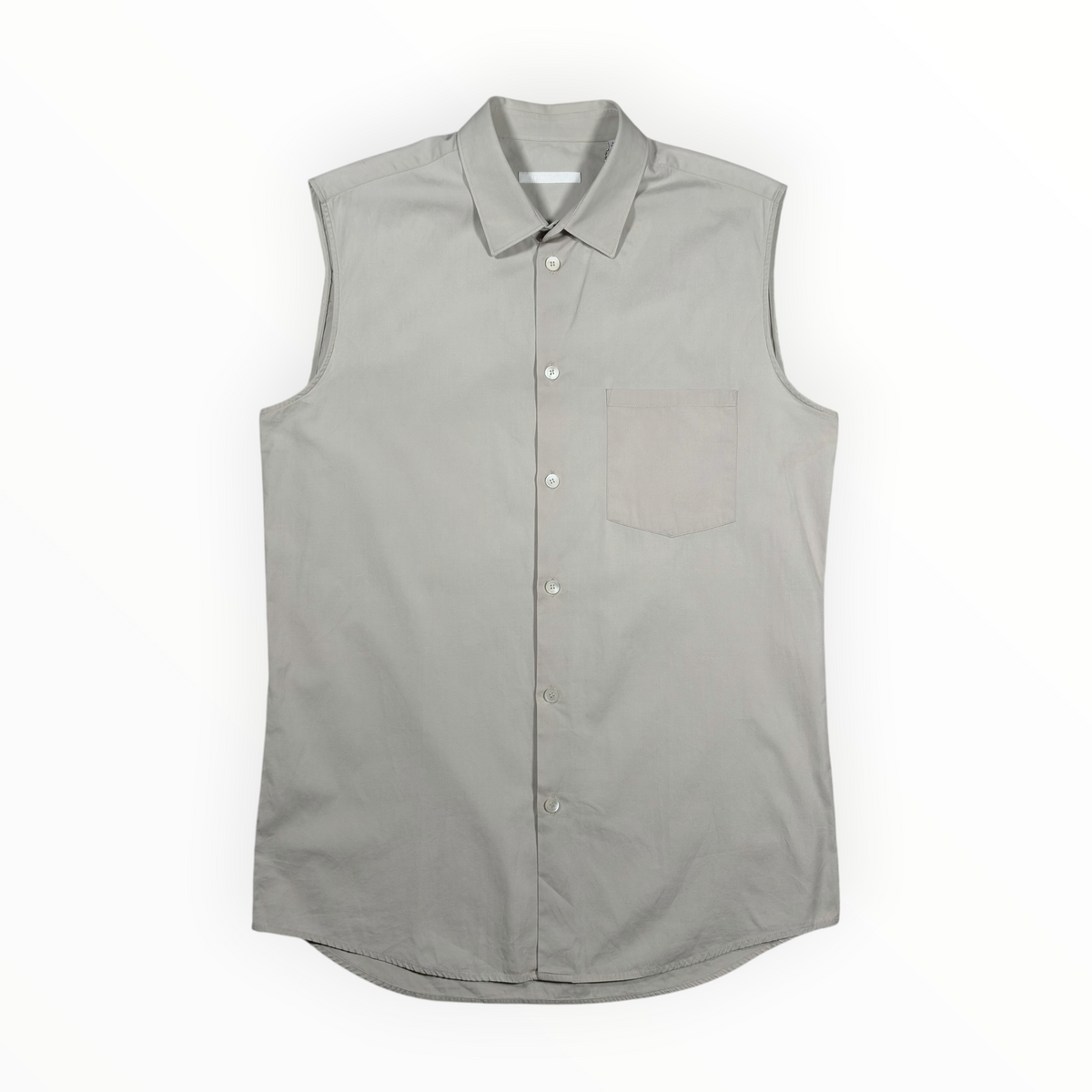 Helmut Lang 90s Sleeveless Button-Up Shirt