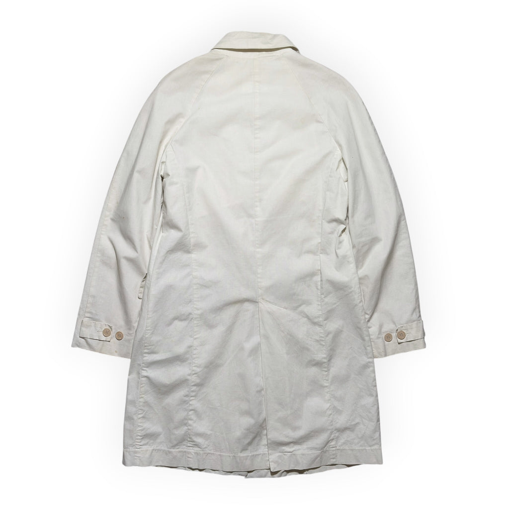 Helmut Lang 1998 Coated Canvas Trench Coat