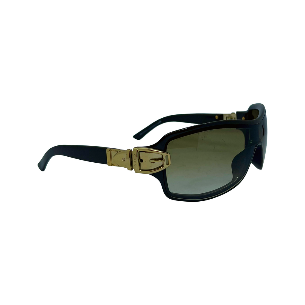 Gucci Gold Belt Buckle Hinge Sunglasses