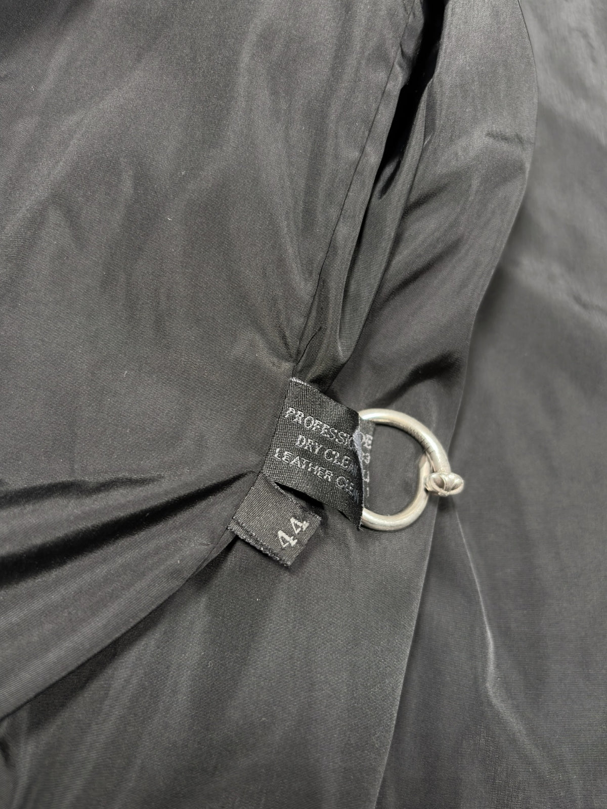 Prada Black Hooded Leather Jacket