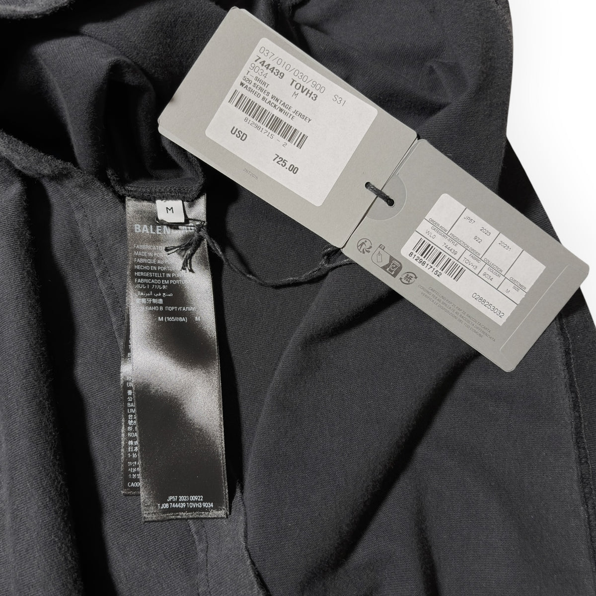 Balenciaga "I♥️" Spray-Effect Oversized T-Shirt
