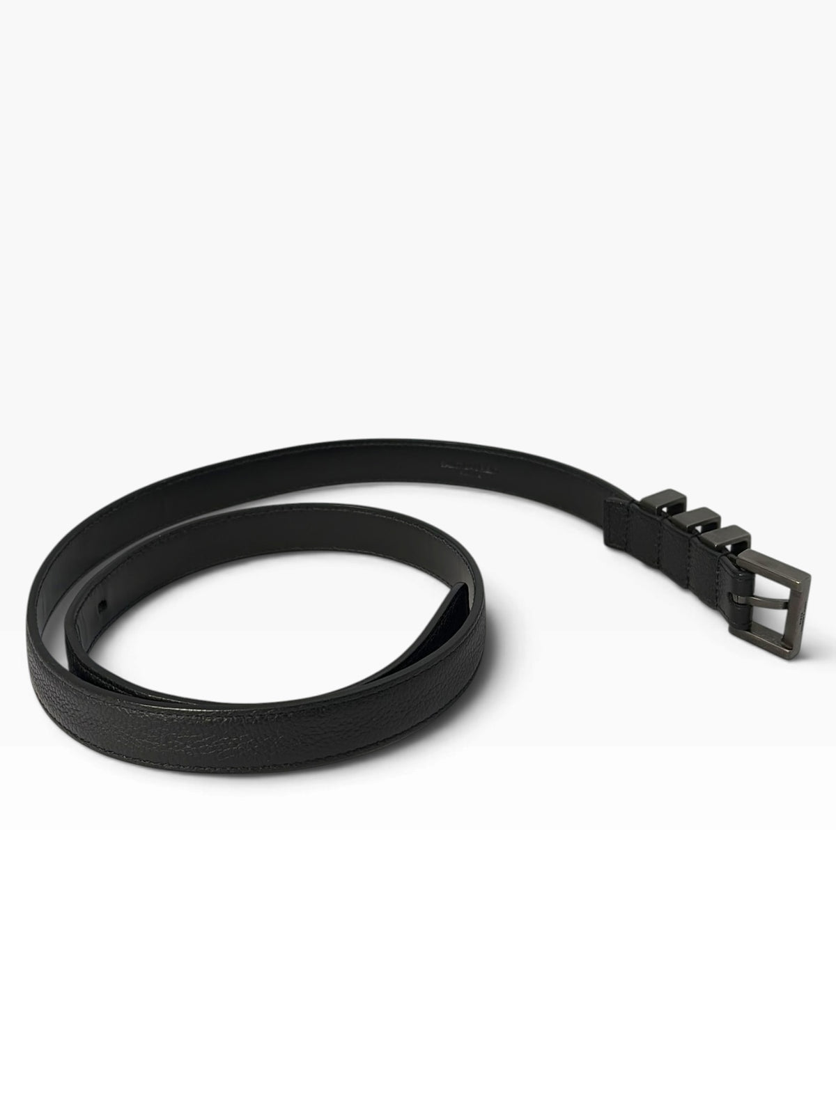Saint Laurent 2015 3-Passer-By Leather Belt