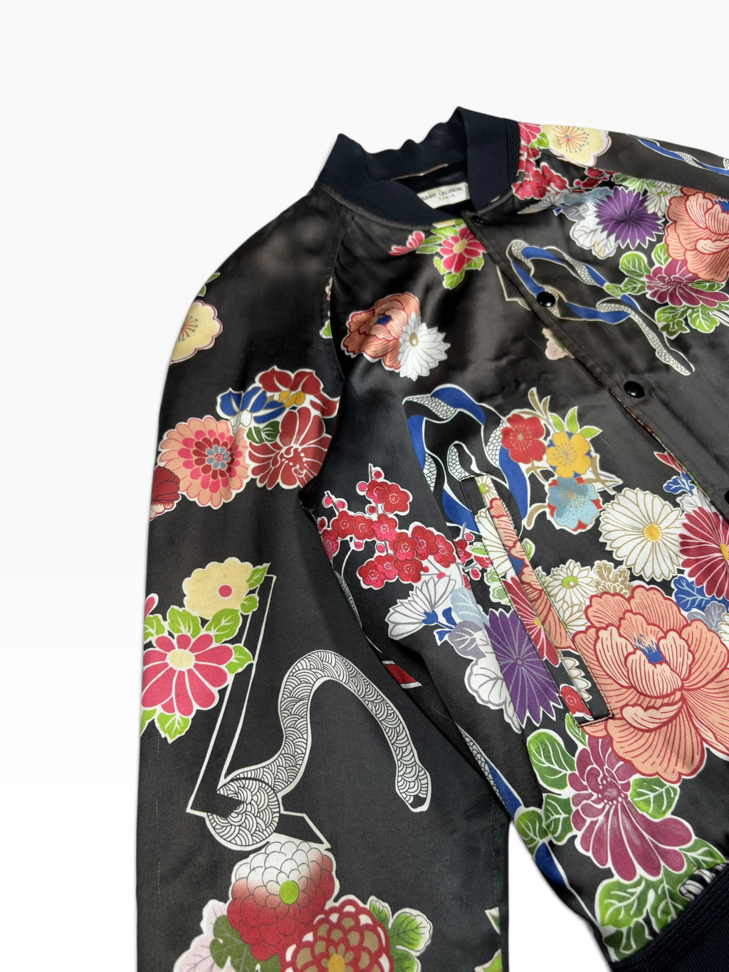 Saint Laurent SS16 Japanese Souvenir Teddy Jacket