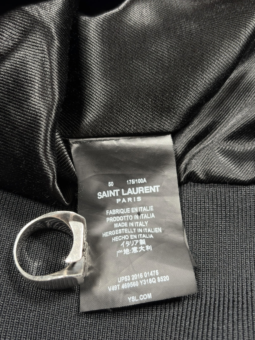 Saint Laurent SS16 Japanese Souvenir Teddy Jacket