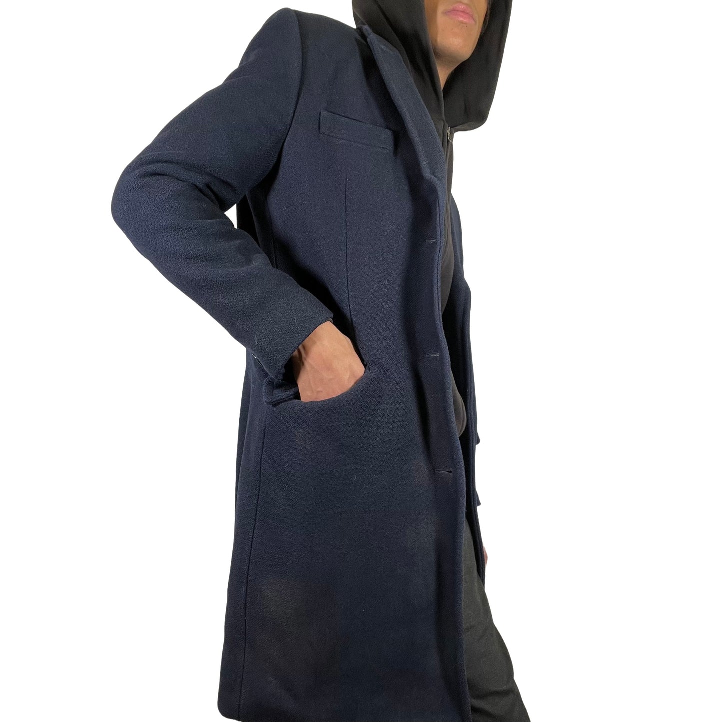 Our Legacy AW14 Navy Melton Coat