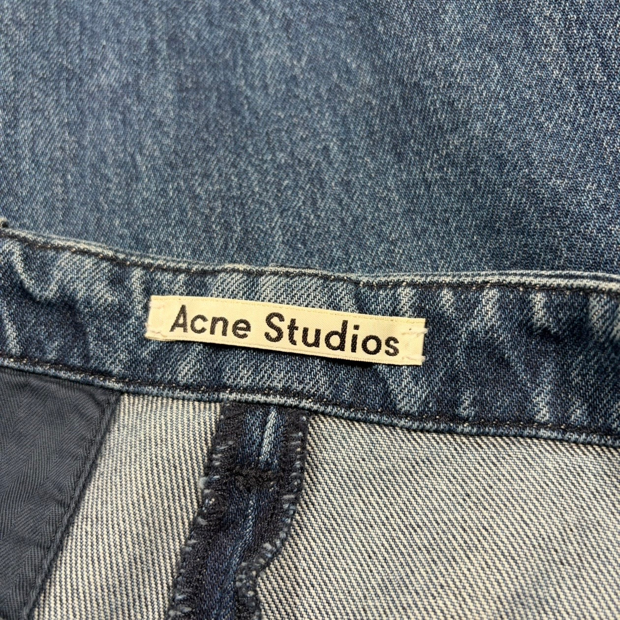 Acne Studios Patch Pocket Flared Jeans