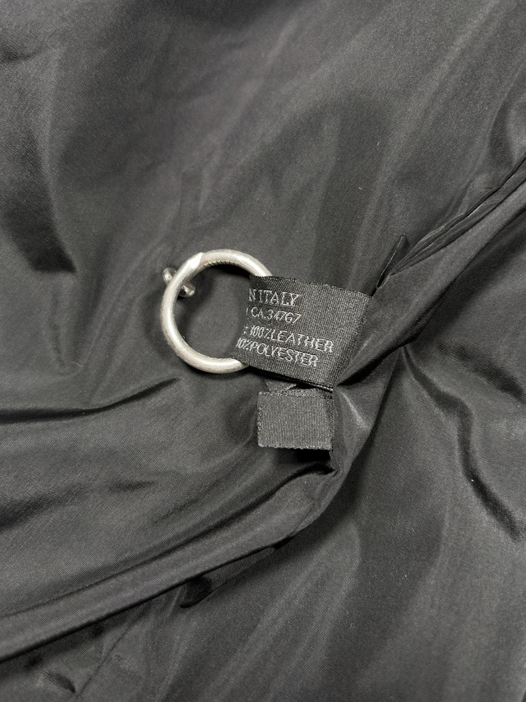 Prada Black Hooded Leather Jacket