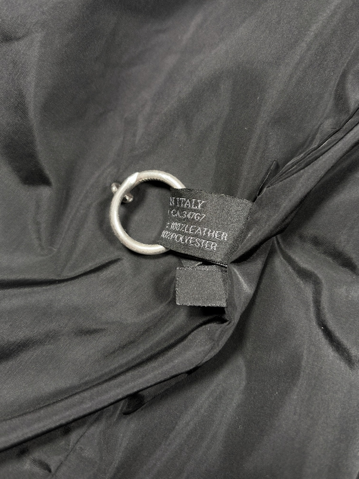 Prada Black Hooded Leather Jacket