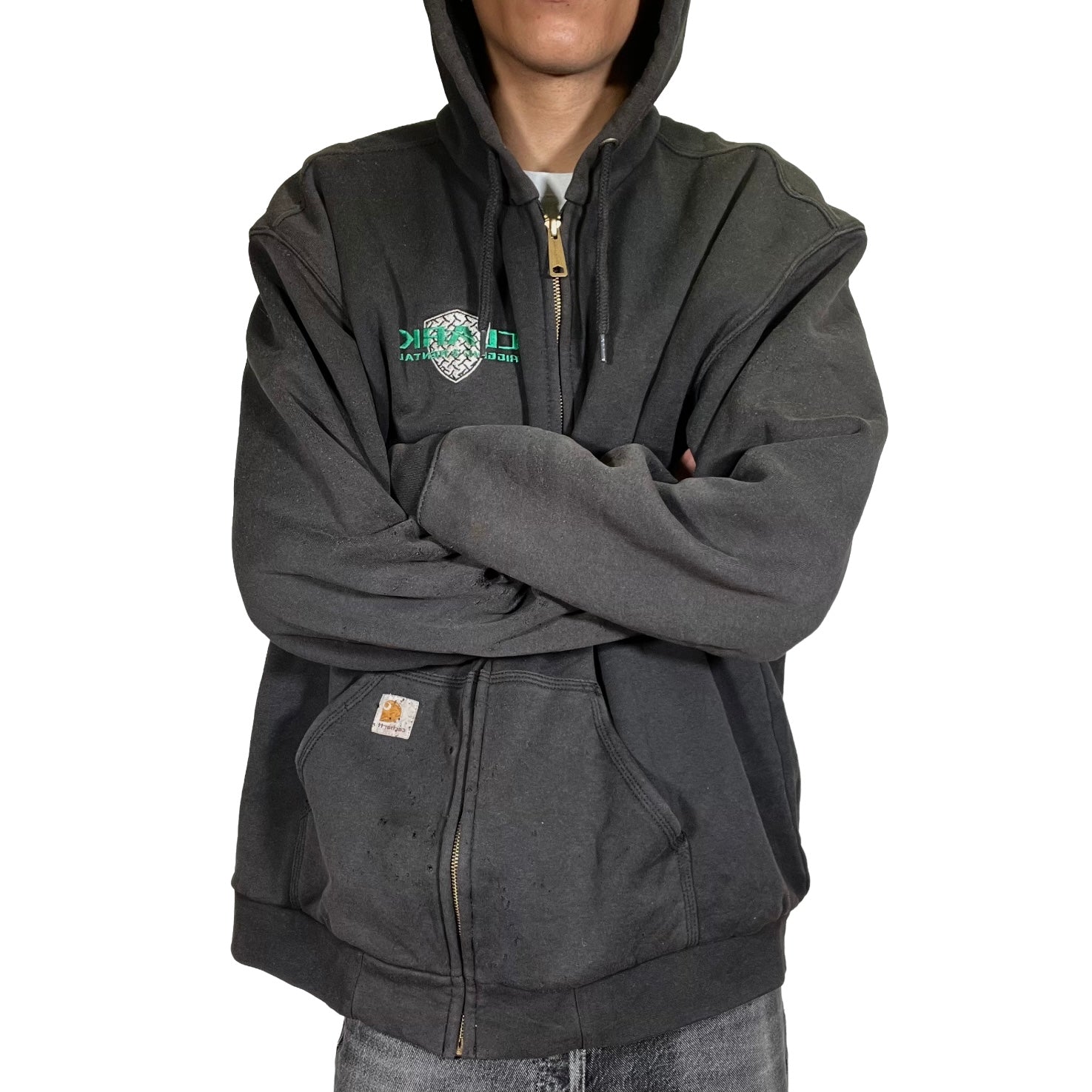 Vintage Distressed Carhartt Hoodie