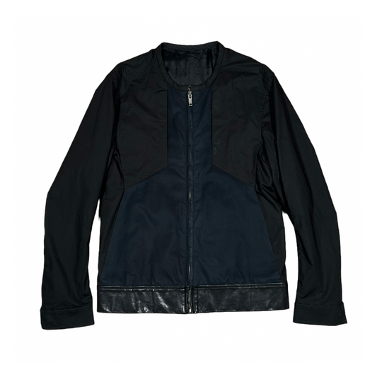 Rick Owens 2012 Bi-Color Velcro Panel Bomber Jacket