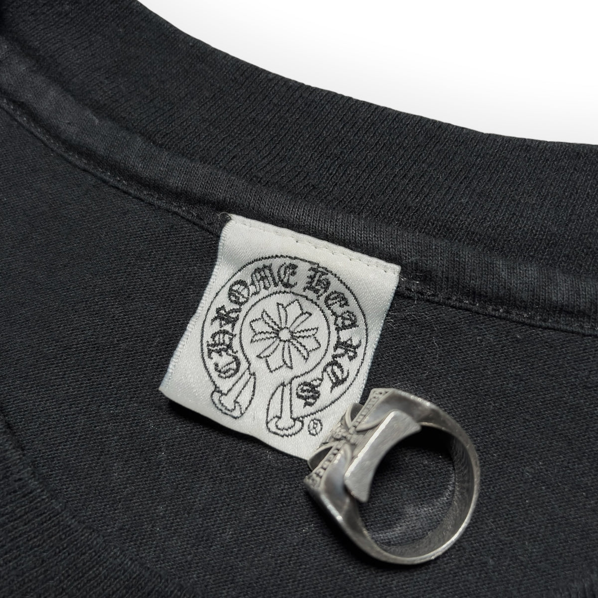 Chrome Hearts Vintage Cemetery Cross Pocket T-Shirt