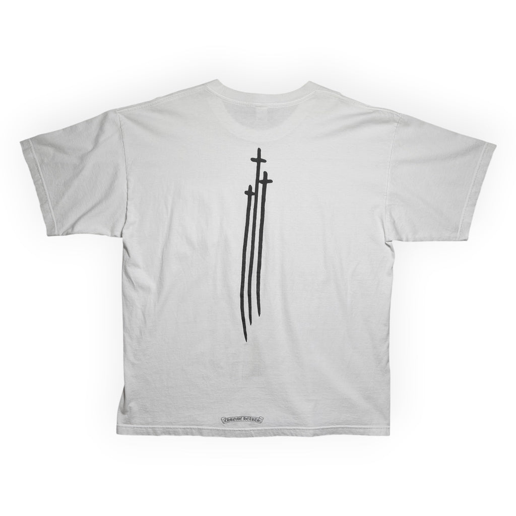 Chrome Hearts 3-Cross Triple Tail Pocket T-Shirt