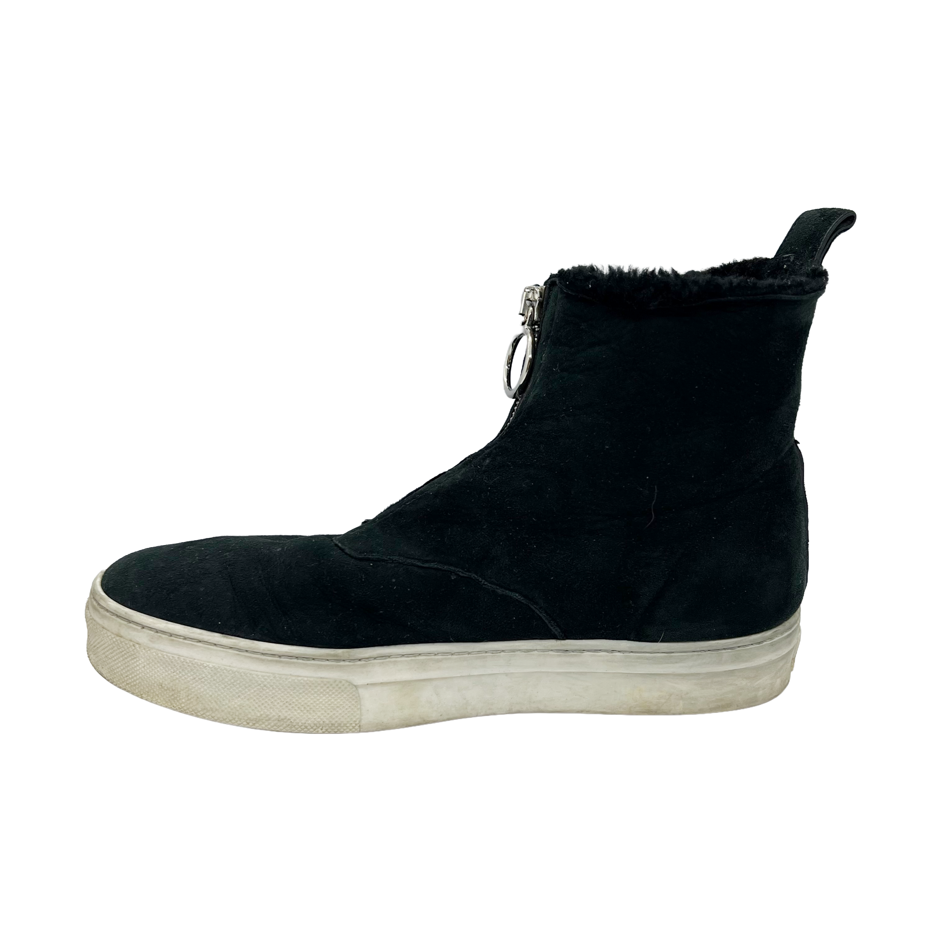 Celine "Phoebe Philo" Front Zip Suede Sneakers