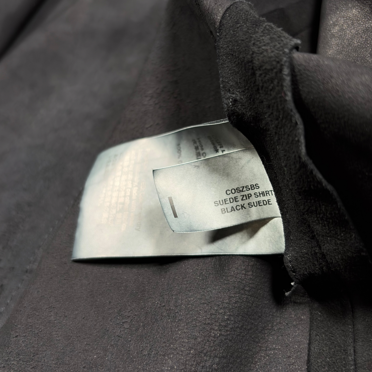 Our Legacy Black Suede Zip Jacket