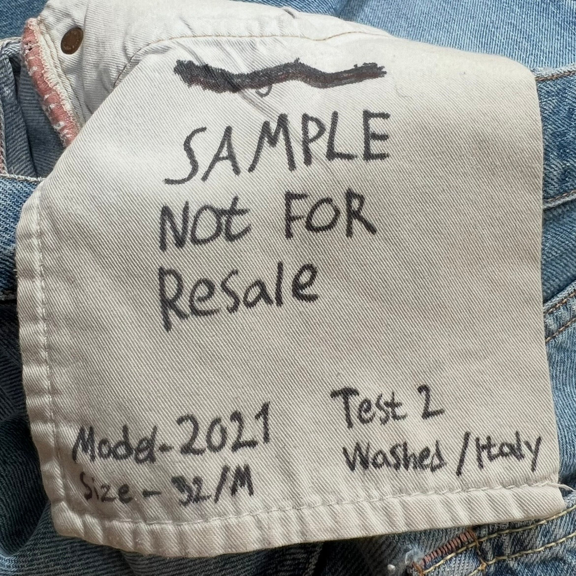 Acne Studios 2021 Sample Jeans