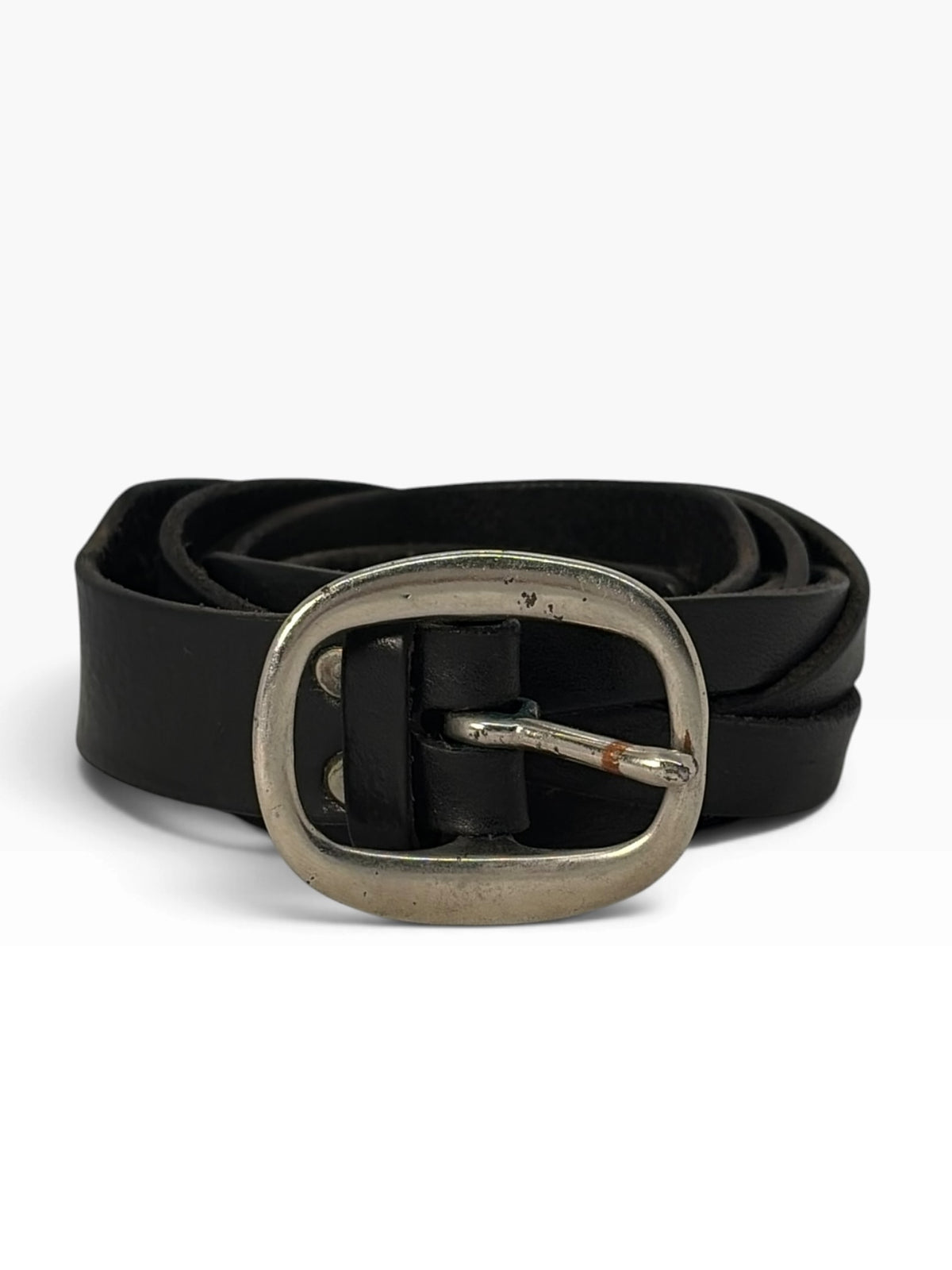 Dries Van Noten Leather Buckle Belt
