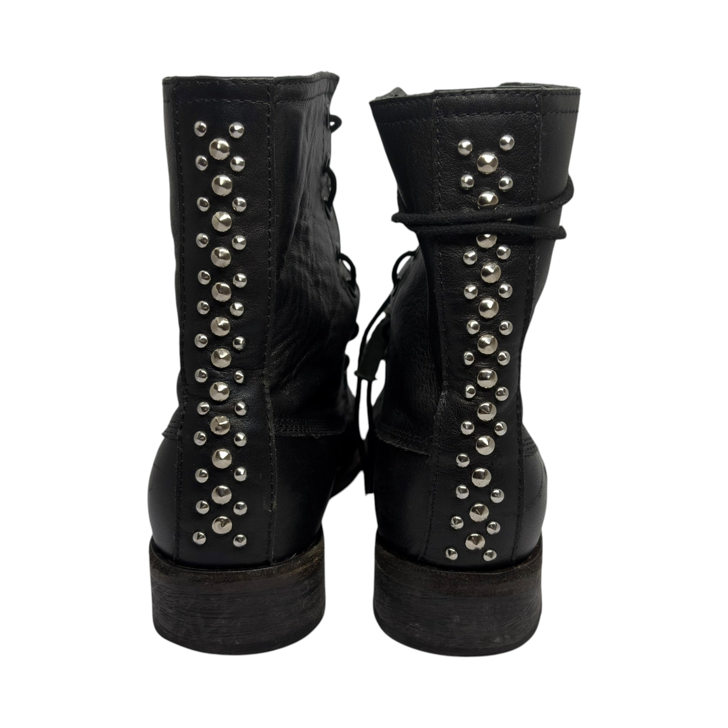 Undercover SS11 "Underman" Studded Zipper Combat Boots