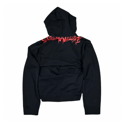 Vetements FW18 Misplaced Skull Hoodie