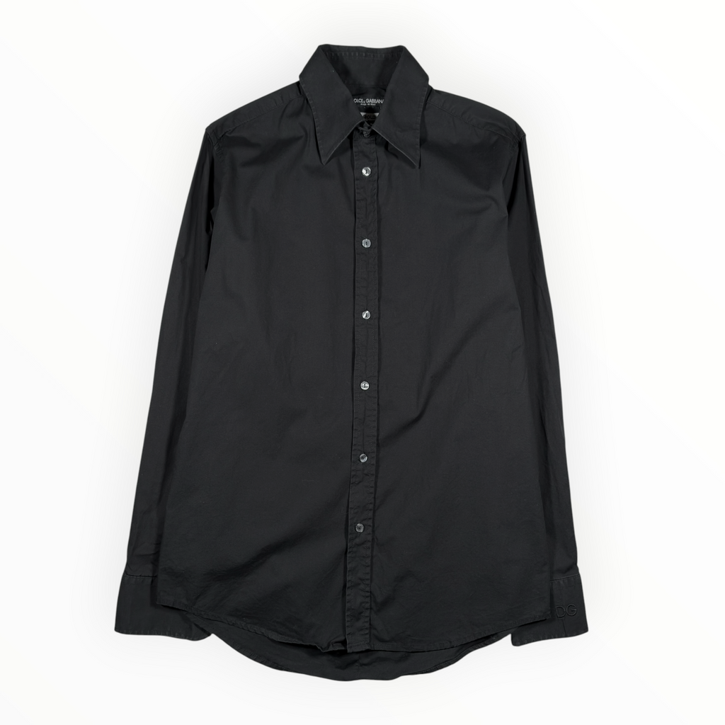 Dolce & Gabbana 2000s Gold Fit Dress Shirt