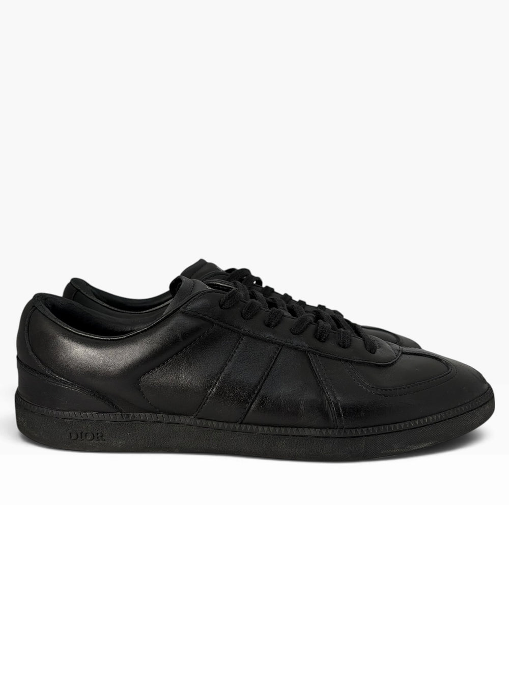 Dior Homme Black Leather B01 Low-Top Sneakers