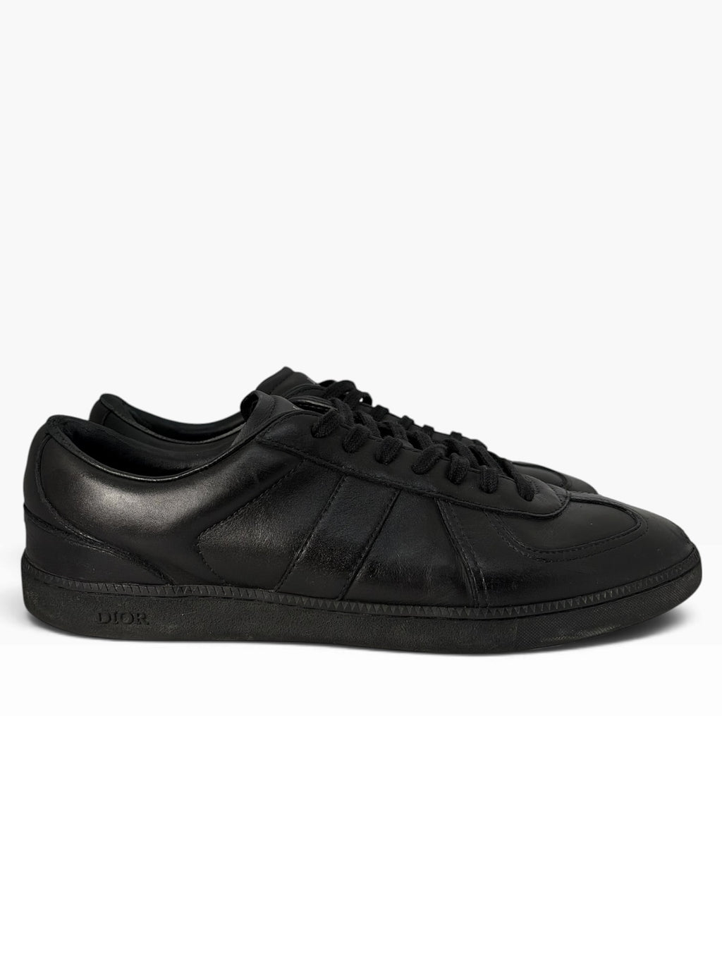 Dior Homme Black Leather B01 Low-Top Sneakers