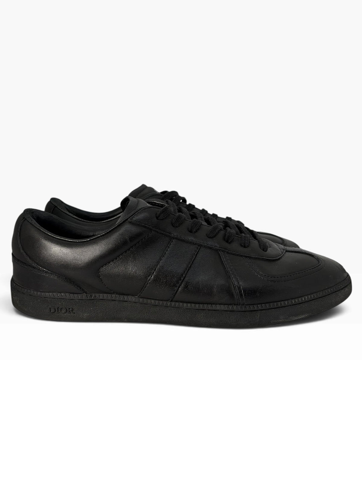 Dior Homme Black Leather B01 Low-Top Sneakers