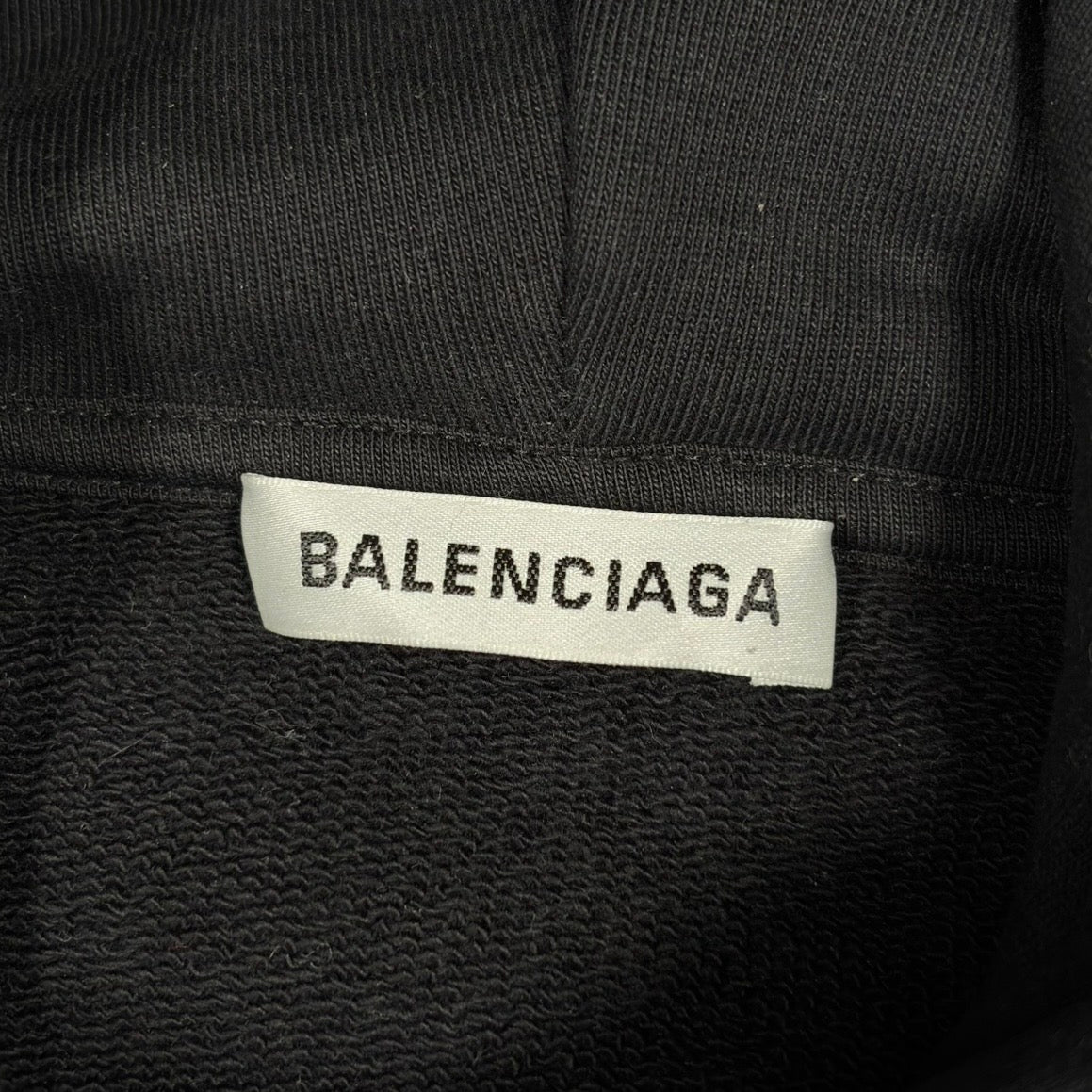 Balenciaga 2018 Back Logo Hoodie