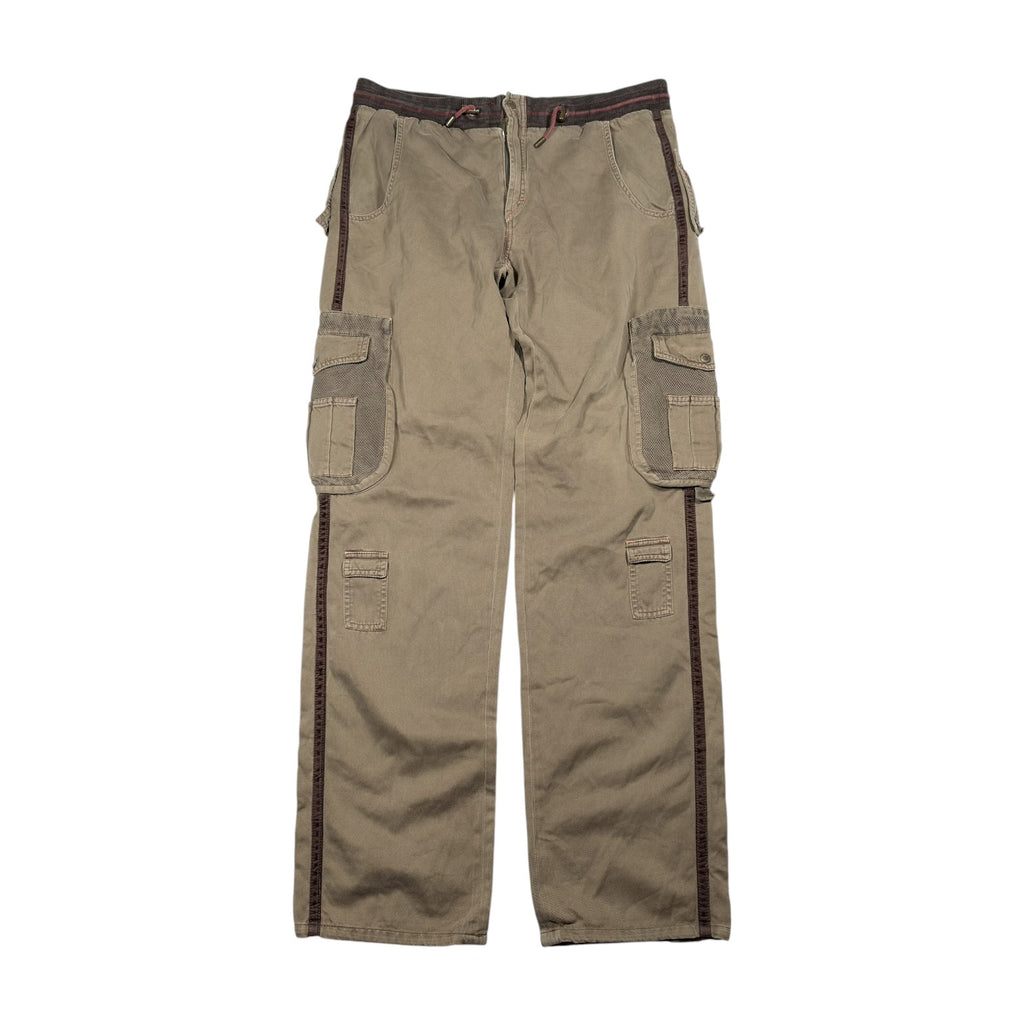 Dolce & Gabbana Olive Green Multi-Pocket Cargo Trousers