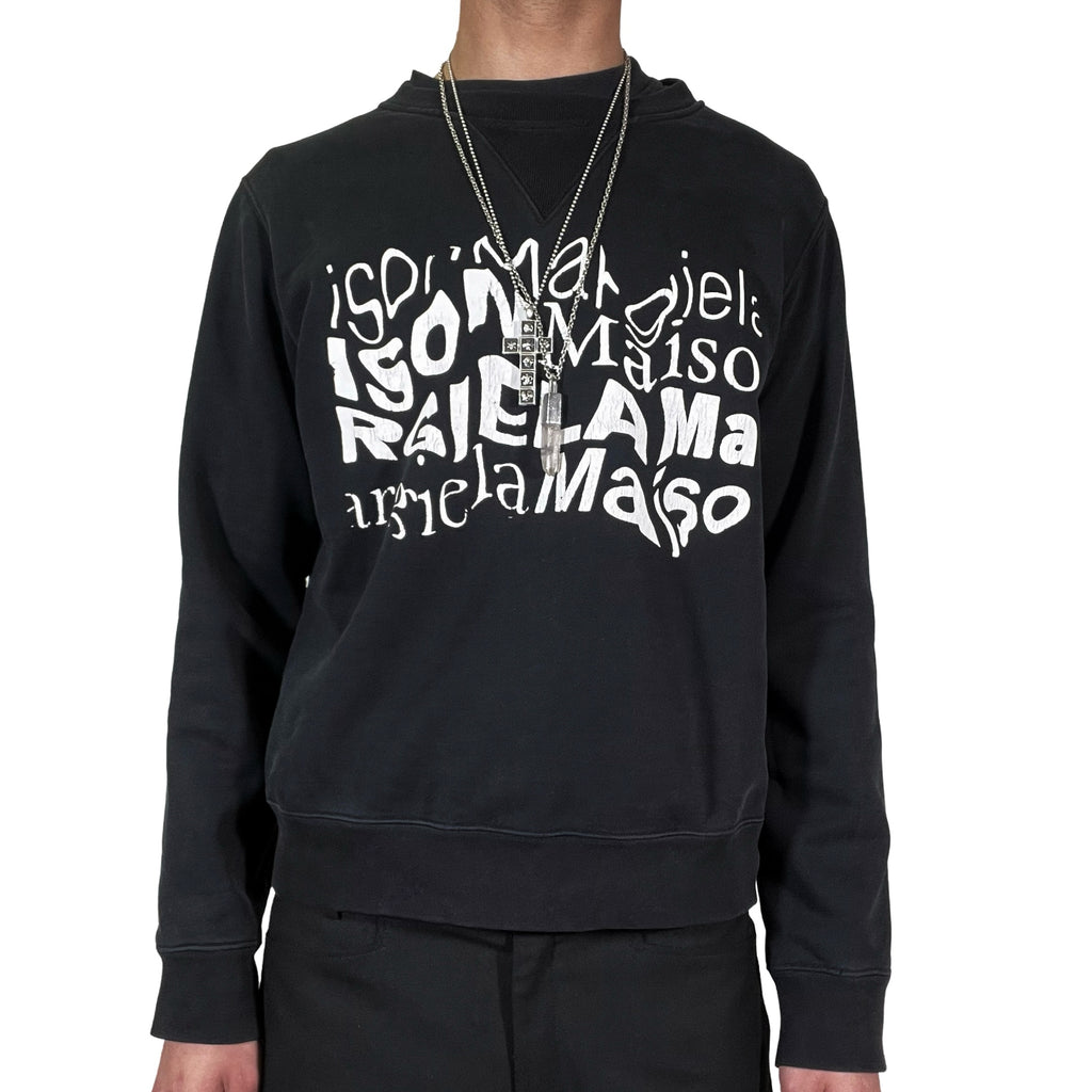 Maison Margiela 2021 Distorted Logo Sweatshirt