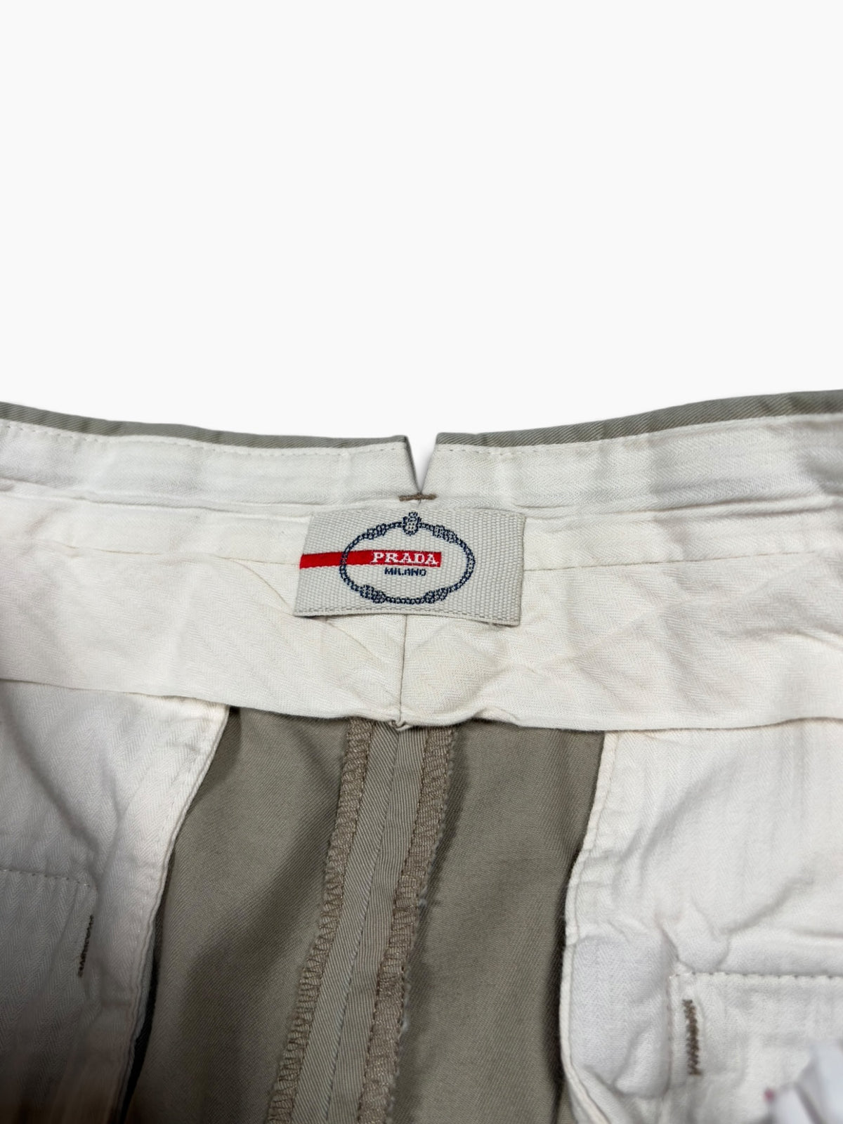 Prada 00s Cotton Chino Trousers
