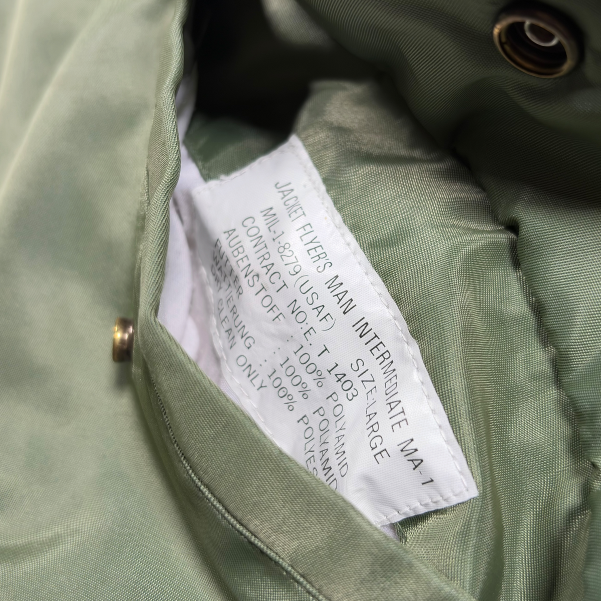 Vintage 90s MA-1 Flight Bomber Jacket