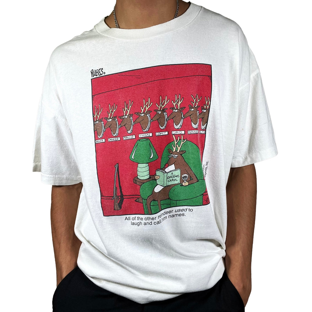Vintage 1991 Rubes Reindeer T-Shirt