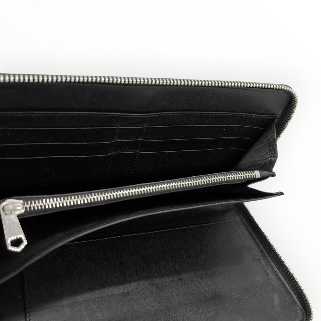 Givenchy Star Embossed Zip-Around Travel Wallet