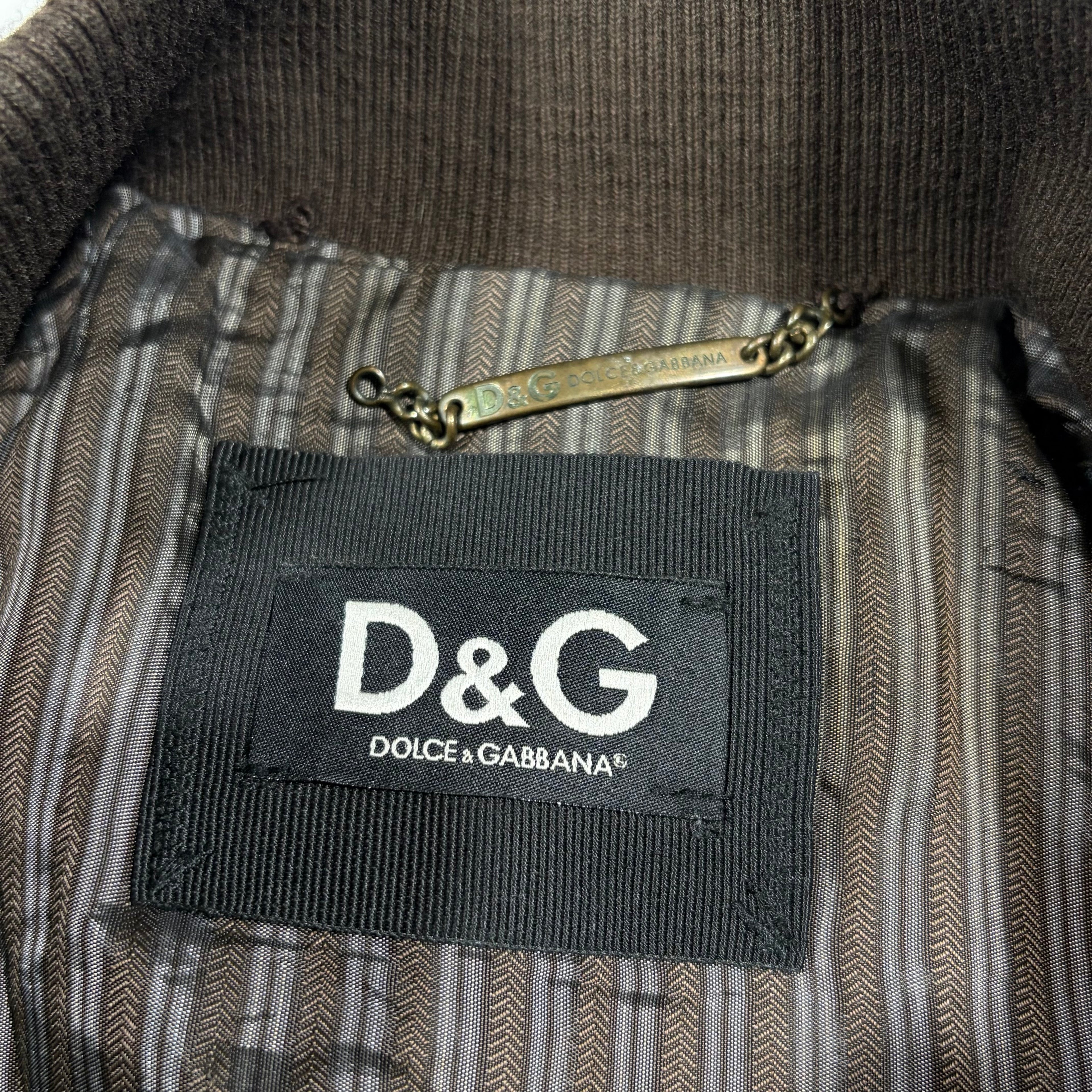 Dolce & Gabbana Multi-Pocket Leather Moto Bomber Jacket