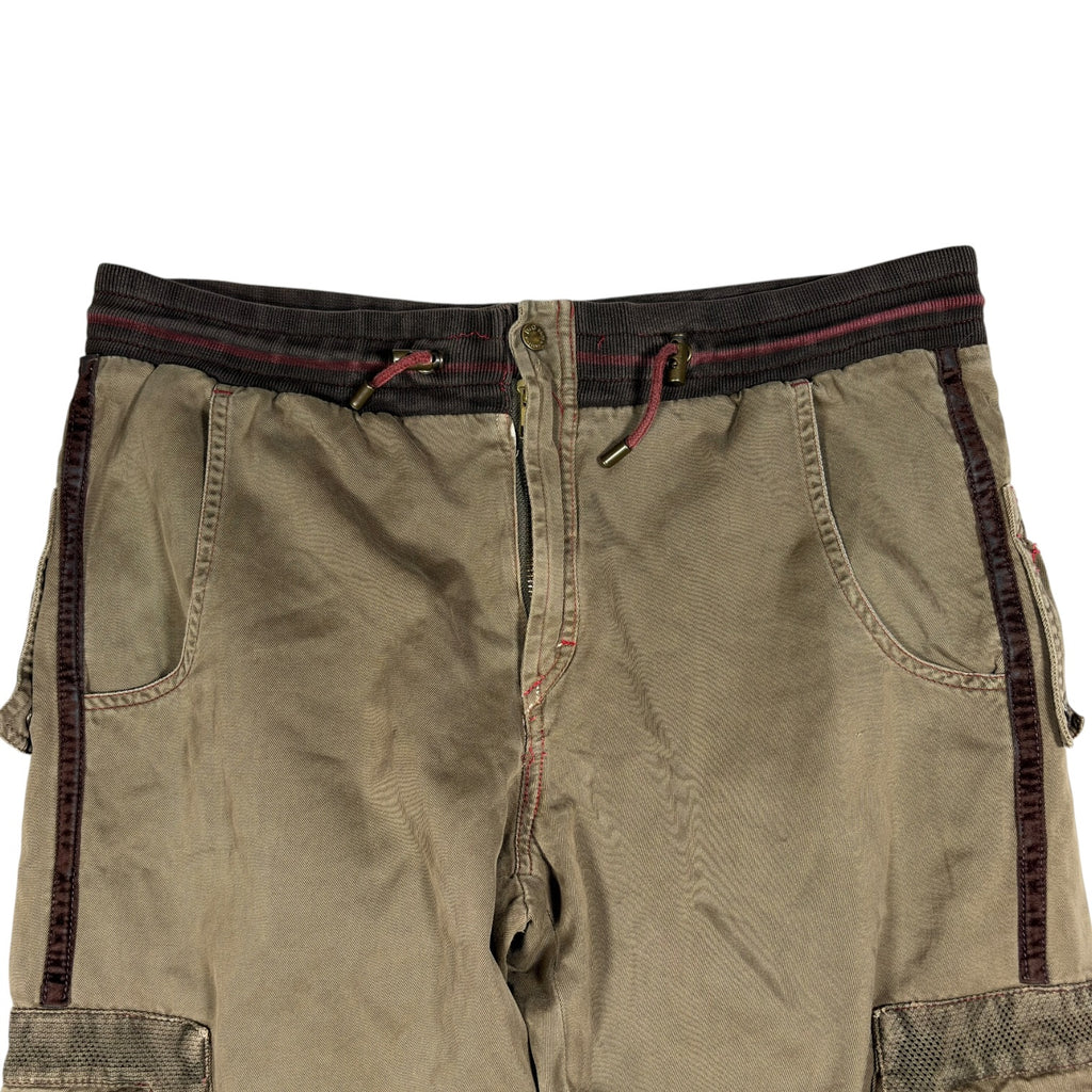 Dolce & Gabbana Olive Green Multi-Pocket Cargo Trousers