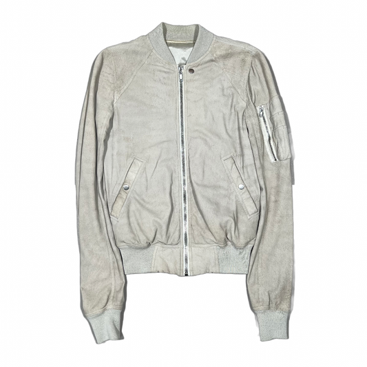 Rick Owens SS19 "Babel" Blistered Lamb Leather Bomber