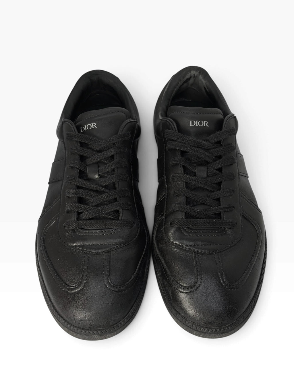 Dior Homme Black Leather B01 Low-Top Sneakers