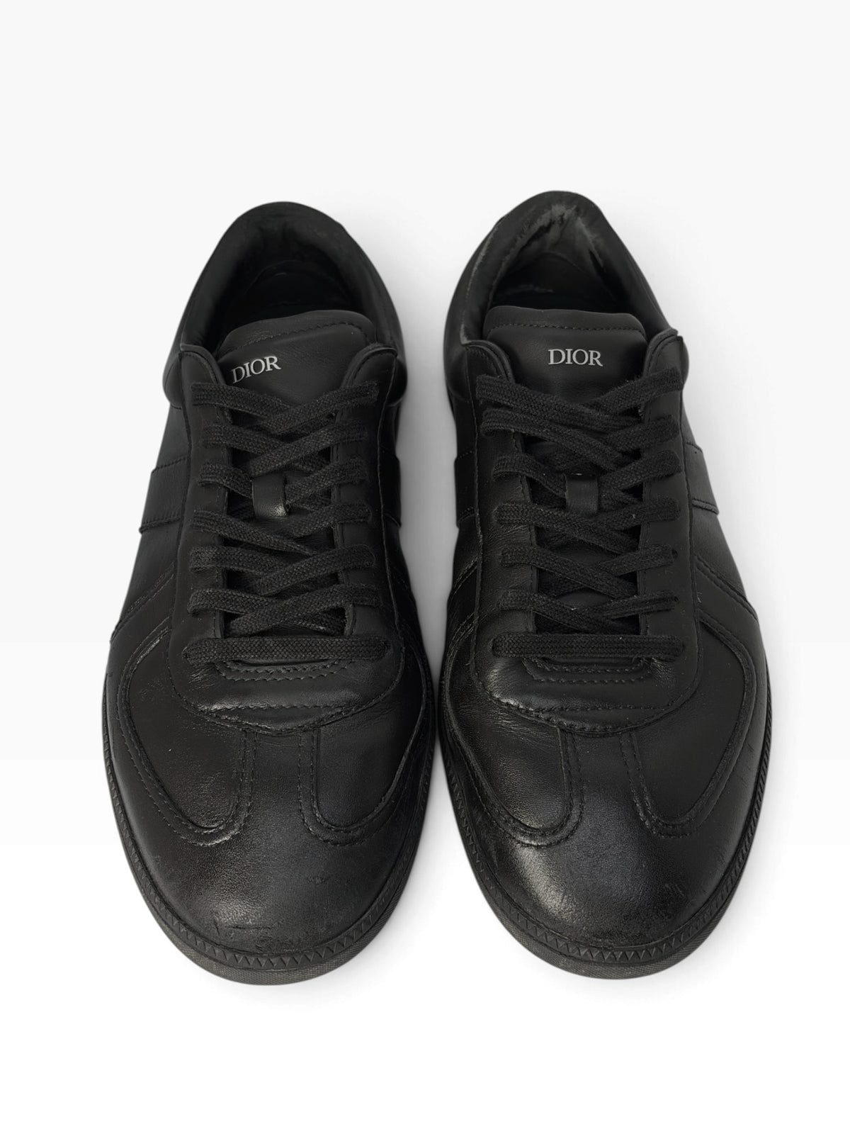 Dior Homme Black Leather B01 Low-Top Sneakers