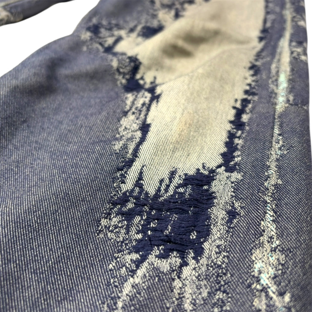 Issey Miyake A-POC Skeleton Jacquard Denim Jeans