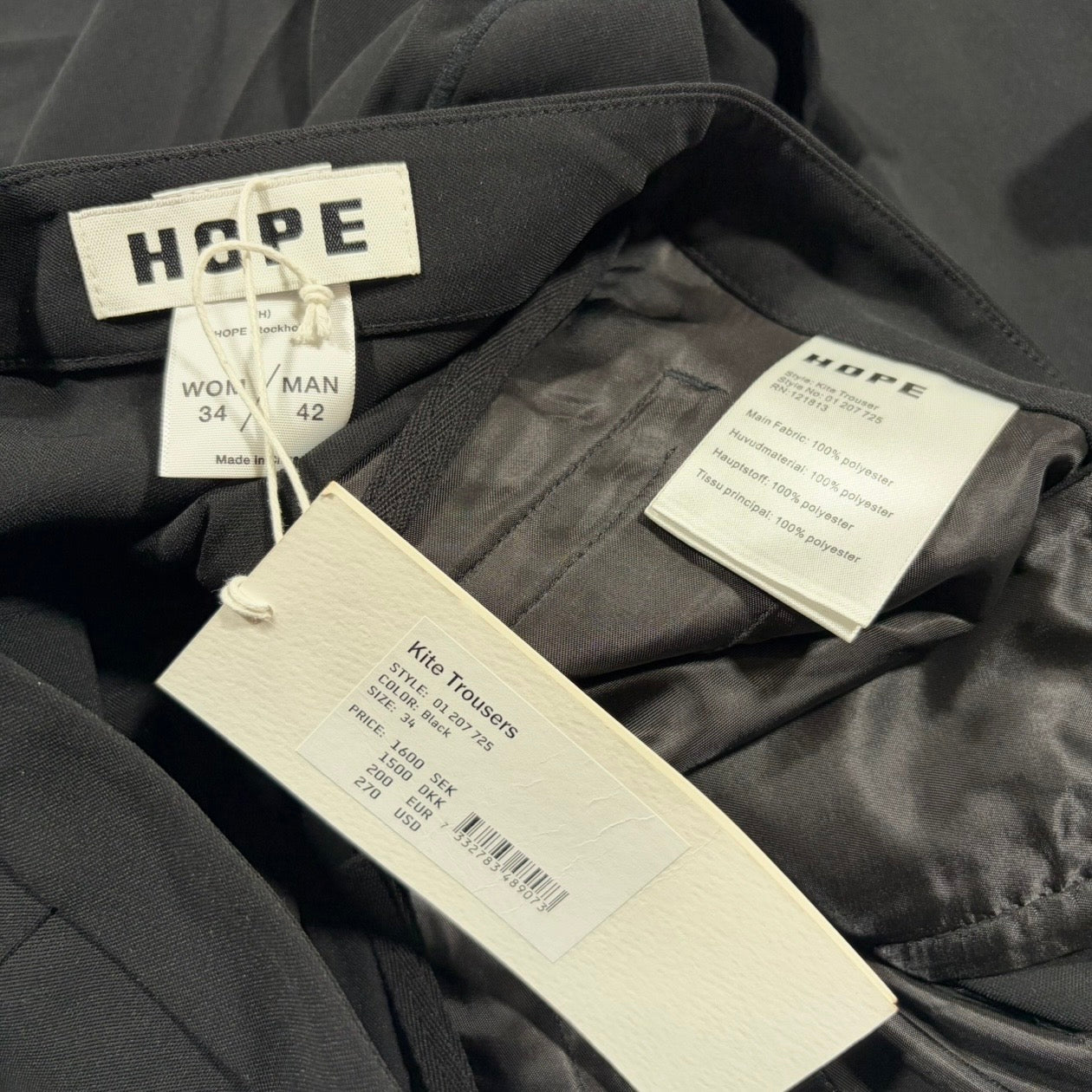 HOPE Stockholm Kite Trousers