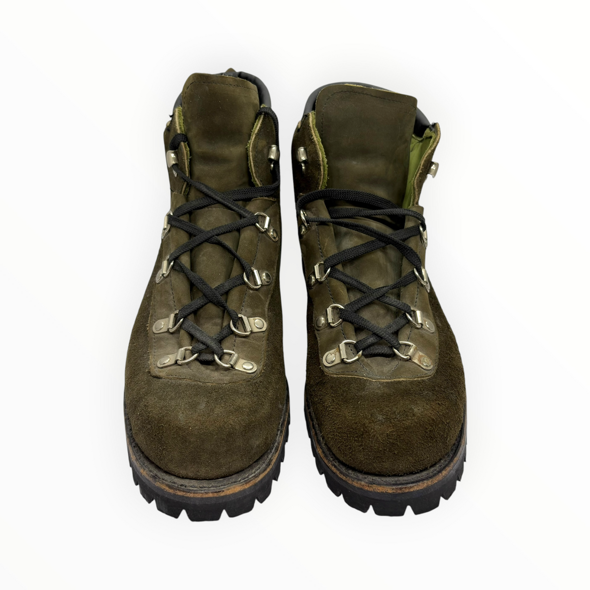 Vintage Browning "The Sportsman's Boot" Olive Suede Hiking Boots